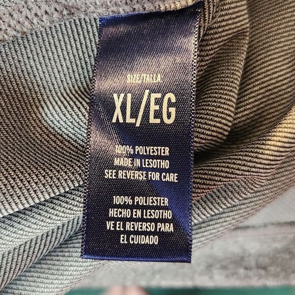 Vintage Bugle Boy Pullover Shirt Gray Long Sleeves Mens XL Polyester - Picture 4 of 9